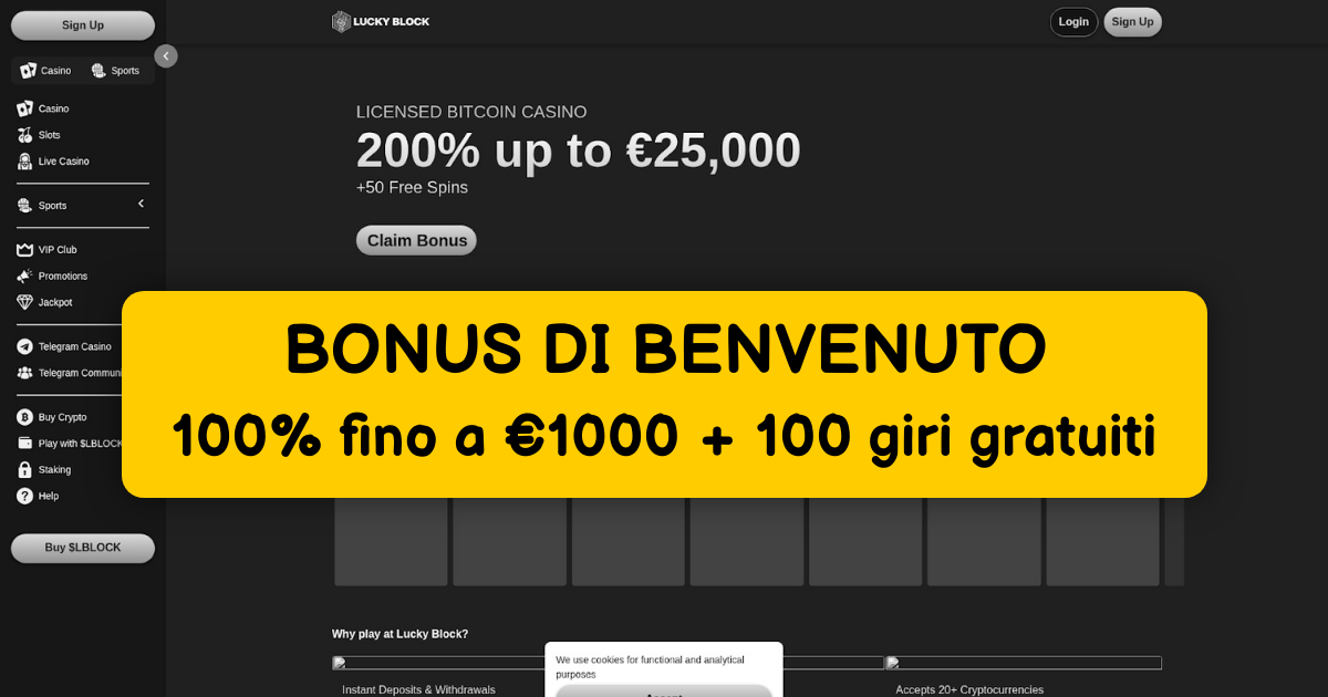 Supremo Casino welcome bonus